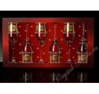 Бокалы Тулип рисунок Версаль VIP 6 Шт. Бокалы Тулип рисунок Версаль VIP 6 Шт.