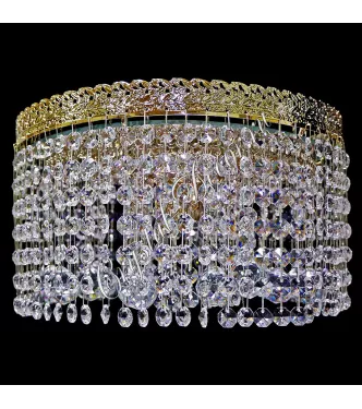 Люстра хрустальная Италия Абажур (Шар - Пирамида 30)